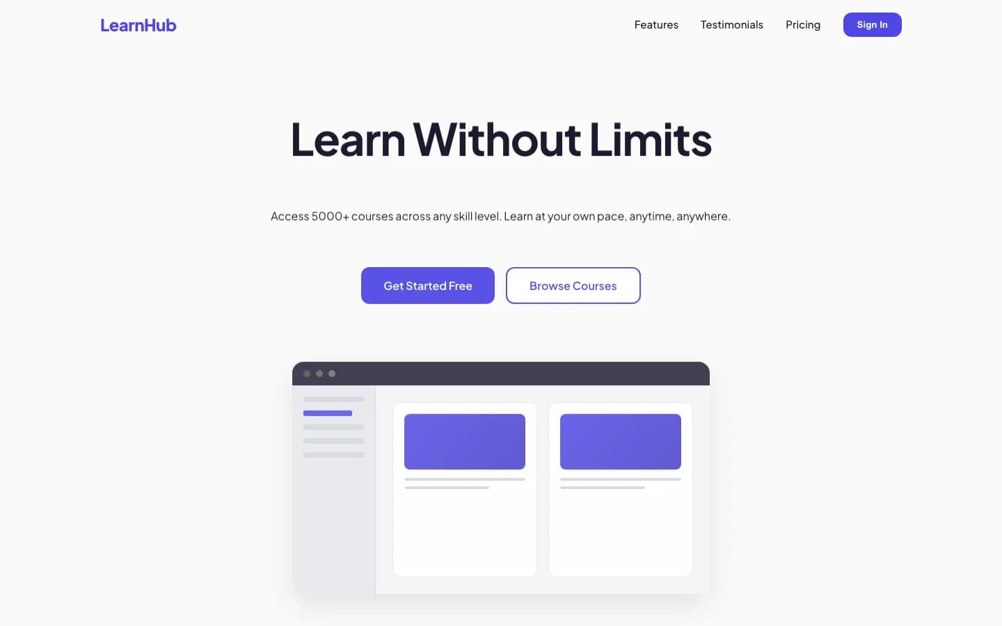 Education Friendly Learnhub preview