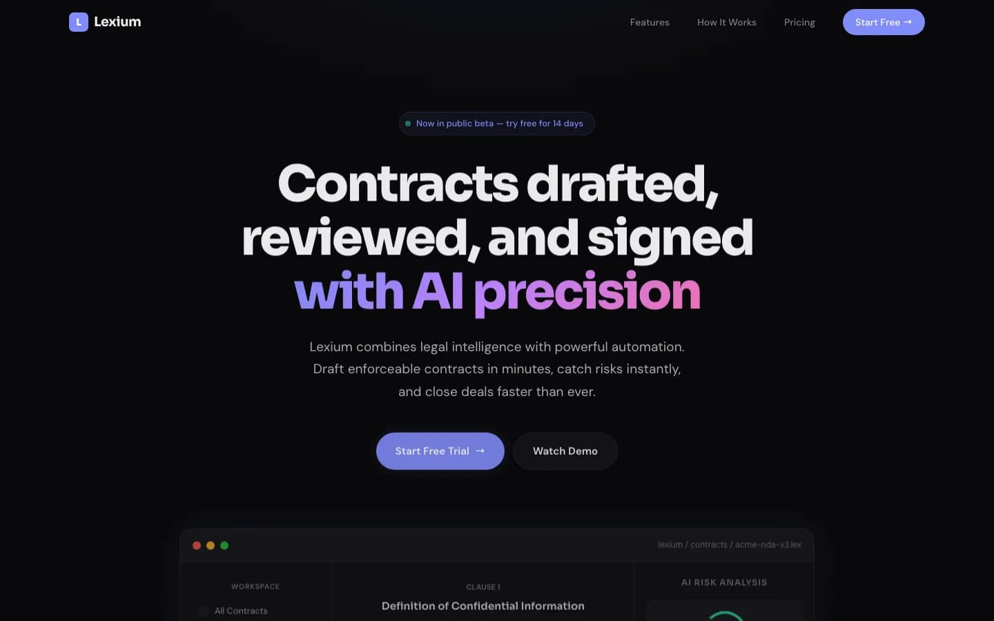 Saas Dark Lexium preview