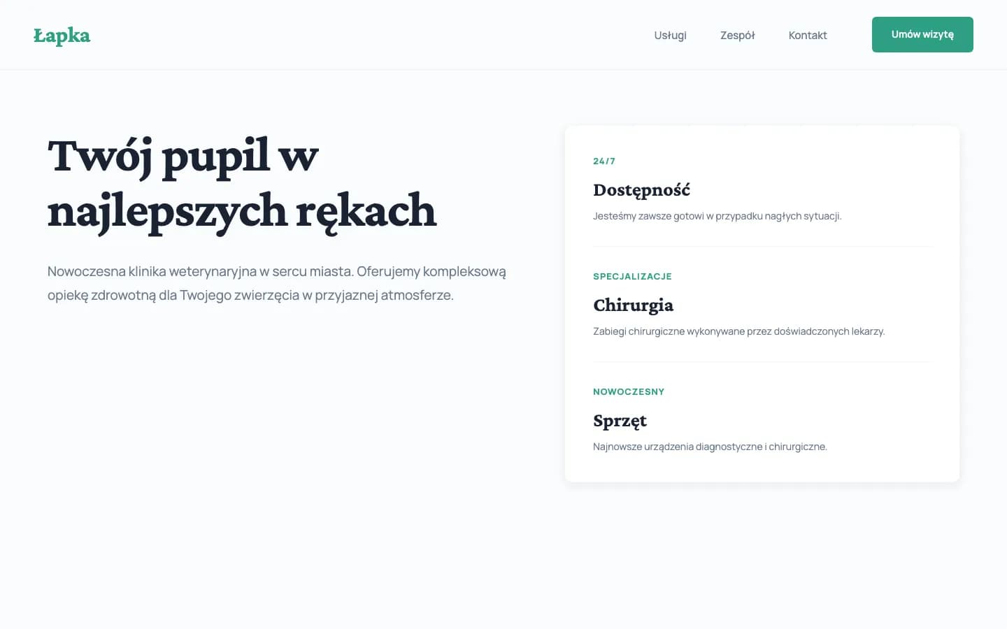 Weterynarz Clean Lapka preview