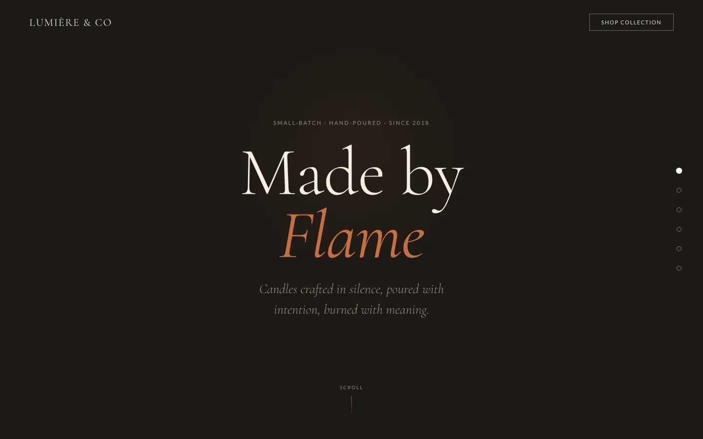 Candle Scroll Lumiere preview